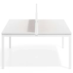 Separador de aluminio Wall para mesa multipuesto en melamina