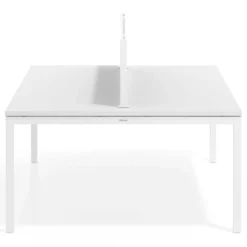 Separador de aluminio Wall para mesa multipuesto en melamina