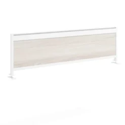 Separador de aluminio Wall para mesa multipuesto en melamina