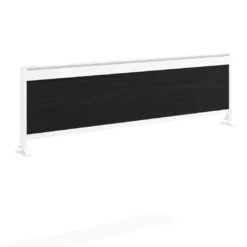 Separador de aluminio Wall para mesa multipuesto en melamina