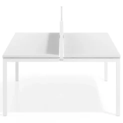 Separador de aluminio Wall para mesa multipuesto en melamina