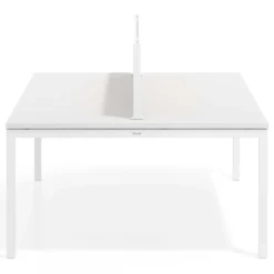 Separador de aluminio Wall para mesa multipuesto en melamina