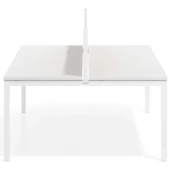 Separador de aluminio Wall para mesa multipuesto en melamina