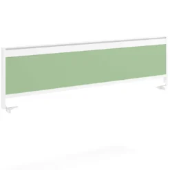 Separador de aluminio Wall para mesa multipuesto en melamina