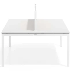 Separador de aluminio Wall para mesa multipuesto en melamina