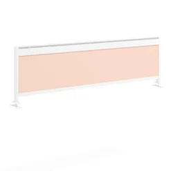 Separador de aluminio Wall para mesa multipuesto en melamina