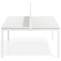 Separador de aluminio Wall para mesa multipuesto en melamina