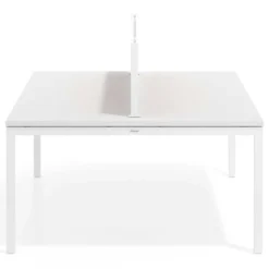 Separador de aluminio Wall para mesa doble coworking en melamina