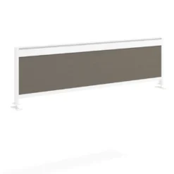 Separador de aluminio Wall para mesa multipuesto en melamina