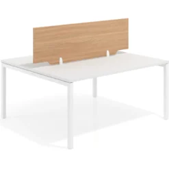 Separador mesa coworking Hover en melamina