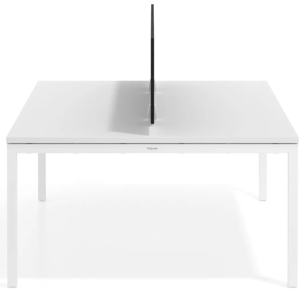 Separador mesa coworking Hover en melamina