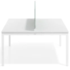 Separador mesa coworking Hover en melamina