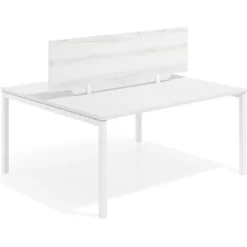 Separador mesa coworking Hover en melamina
