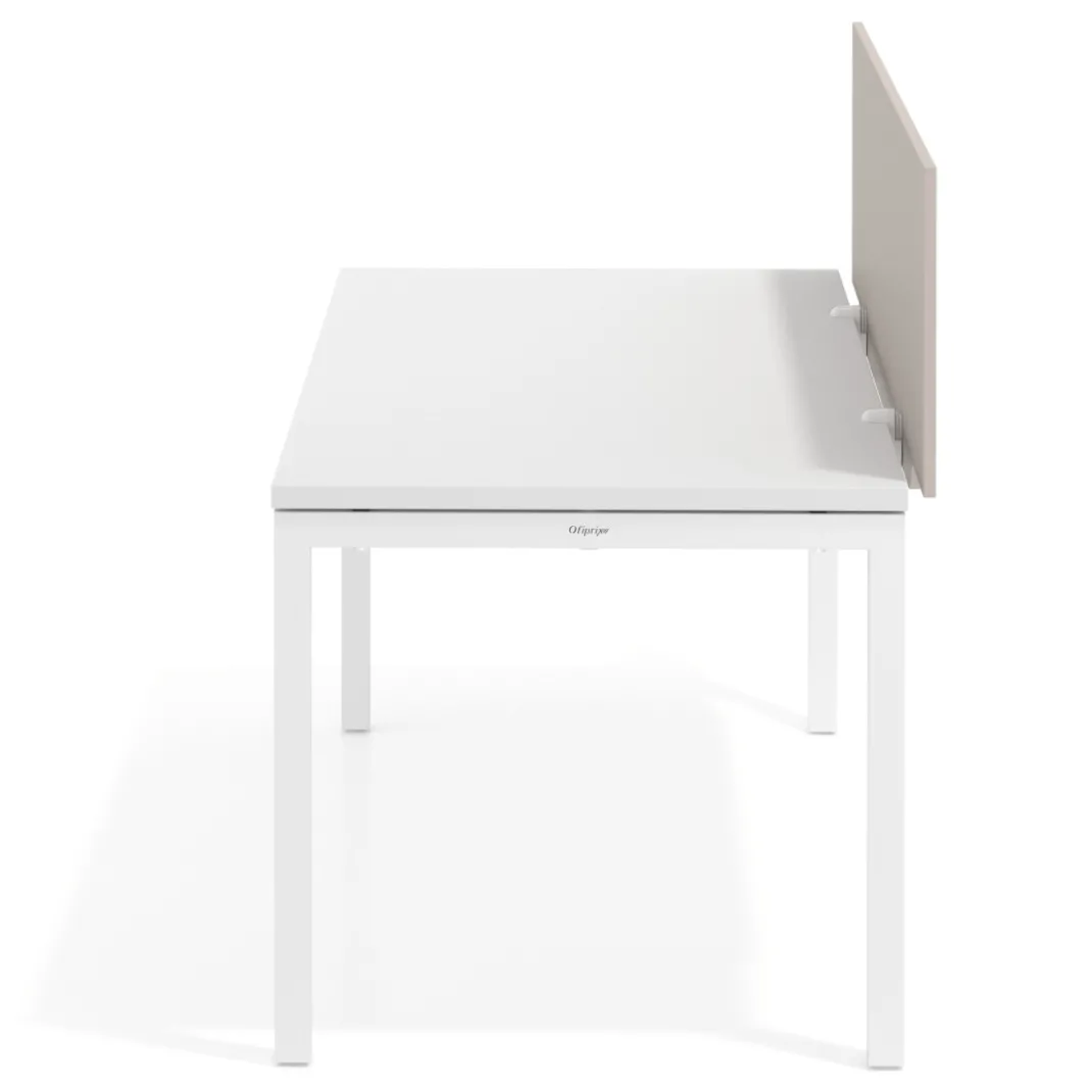 Separador mesa frontal Hover en melamina