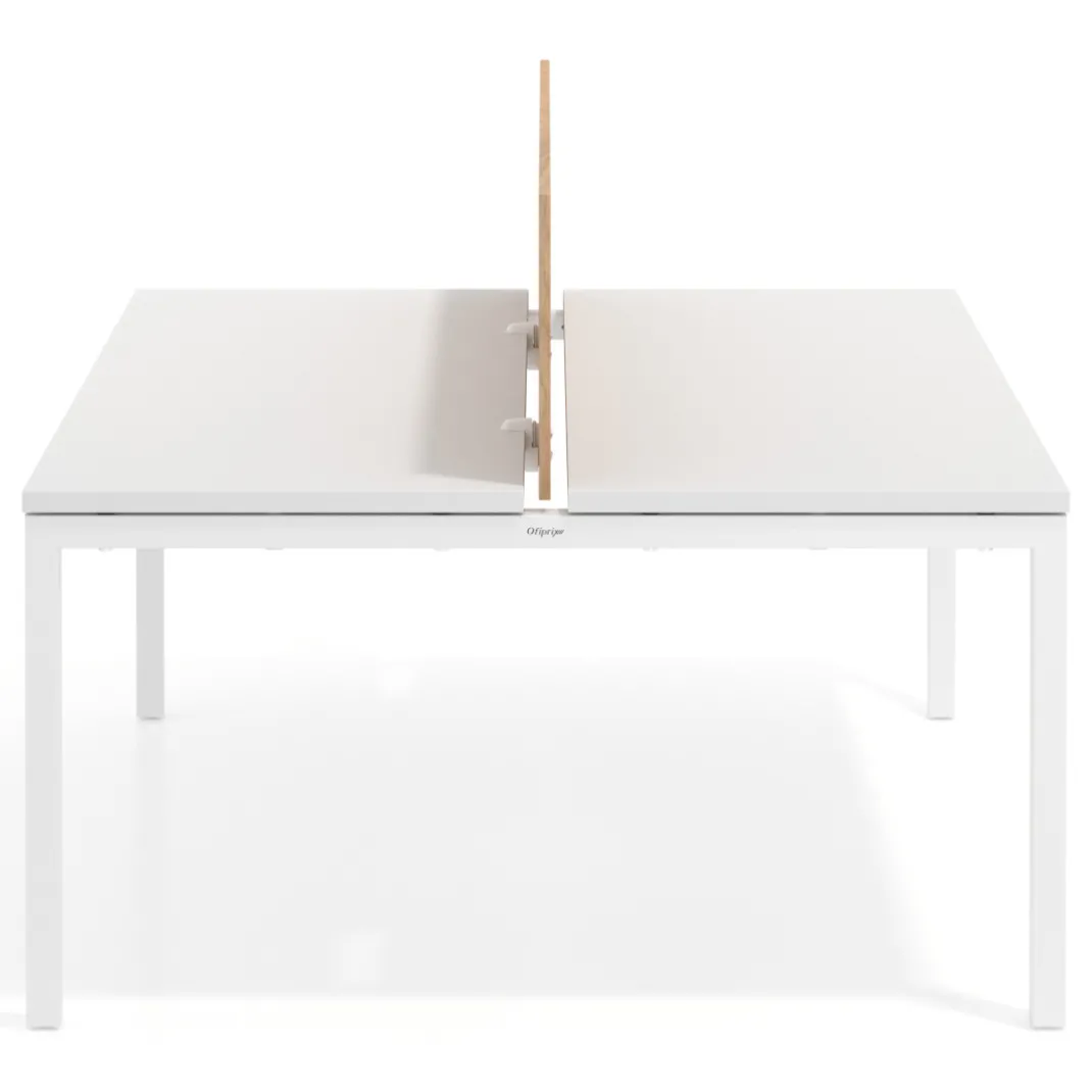 Separador mesa multipuesto Hover en melamina