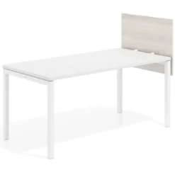 Separador para mesa individual lateral móvil en melamina