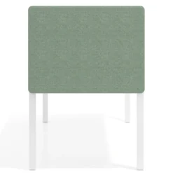 Separador para mesa individual lateral móvil tapizado PET