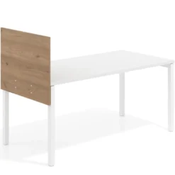 Separador para mesa individual lateral fijo en melamina