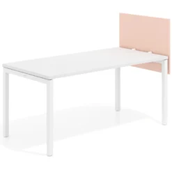 Separador para mesa individual lateral fijo en melamina