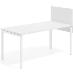 Separador para mesa individual lateral fijo en melamina