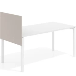 Separador para mesa individual lateral fijo en melamina