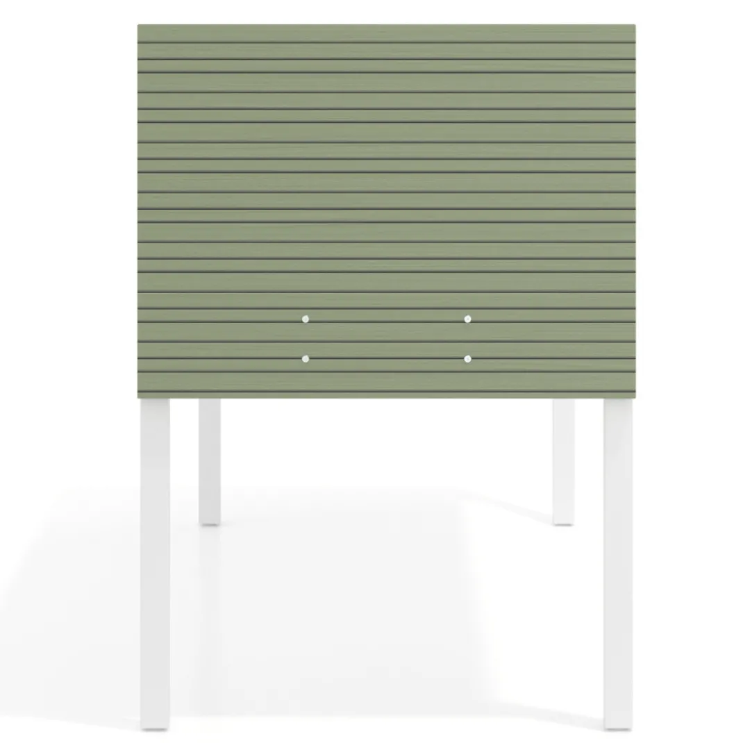 Separador para mesa individual lateral fijo en melamina