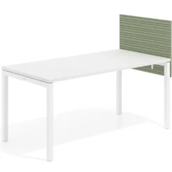 Separador para mesa individual lateral fijo en melamina
