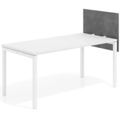 Separador para mesa individual lateral móvil en melamina