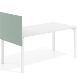 Separador para mesa individual lateral fijo en melamina