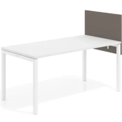 Separador para mesa individual lateral fijo en melamina