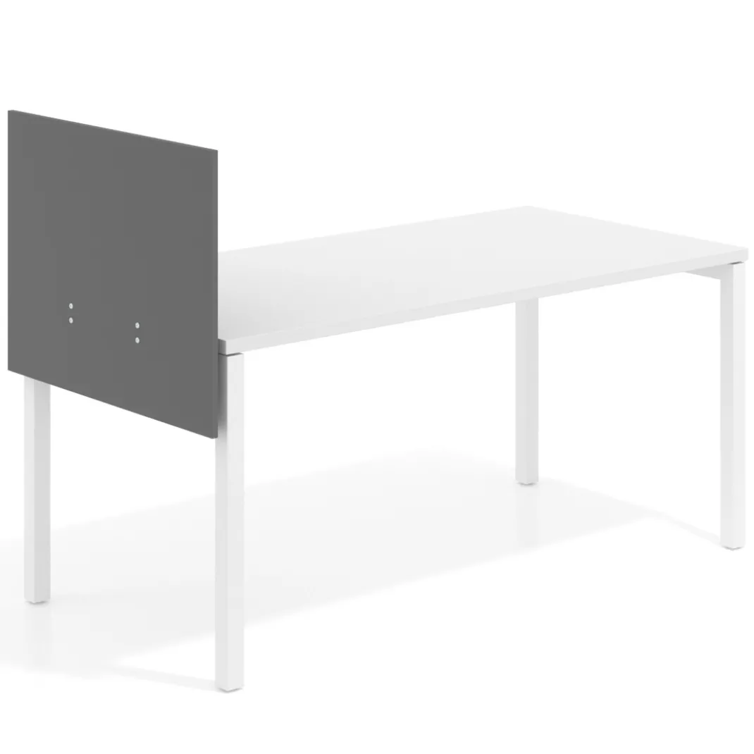 Separador para mesa individual lateral móvil en melamina