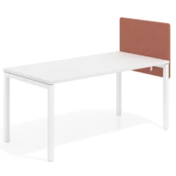 Separador para mesa individual lateral fijo tapizado PET