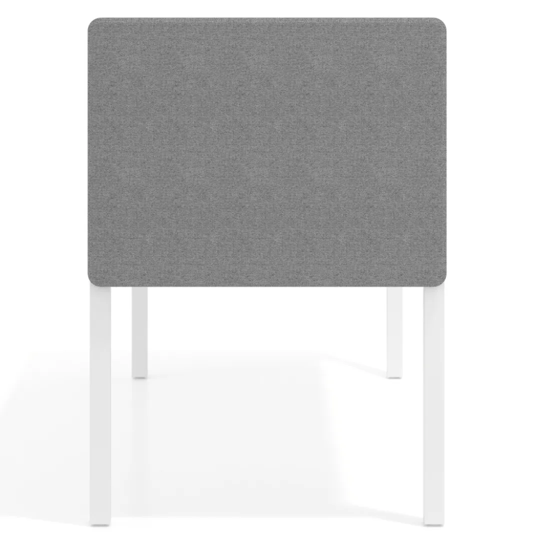 Separador para mesa individual lateral fijo tapizado PET