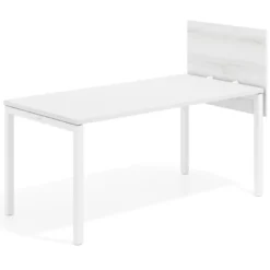 Separador para mesa individual lateral móvil en melamina