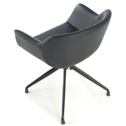 Silla confidente Anne, Giratoria Ruedas Asiento Ecopiel