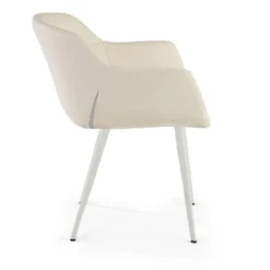Silla confidente Anne, 4 patas Ecopiel