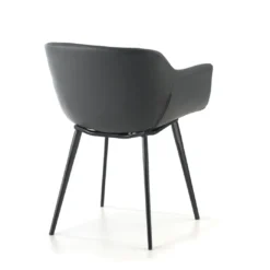 Silla confidente Anne, 4 patas Ecopiel