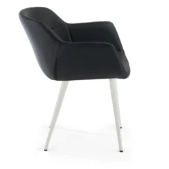 Silla confidente Anne, 4 patas Ecopiel