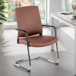 Silla confidente Dante patín ecopiel