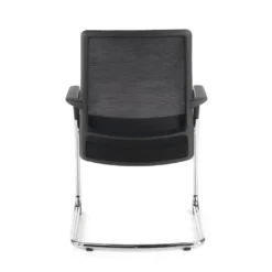 Silla confidente Dante patín, respaldo ergonómico red