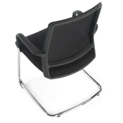Silla confidente Dante patín, respaldo ergonómico red