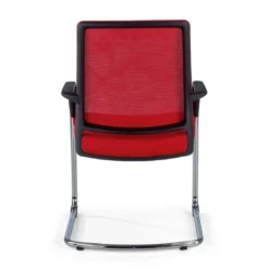 Silla confidente Dante patín, respaldo ergonómico red