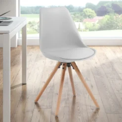 Silla confidente de diseño Nordic, patas de Metal