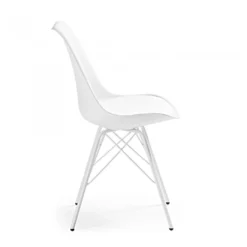Silla confidente de diseño Nordic, patas de Metal