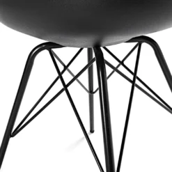 Silla confidente de diseño Nordic, patas de Metal