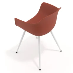 Silla Confidente Elisa, 4 Patas, diseño envolvente