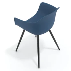 Silla Confidente Elisa, 4 Patas, diseño envolvente