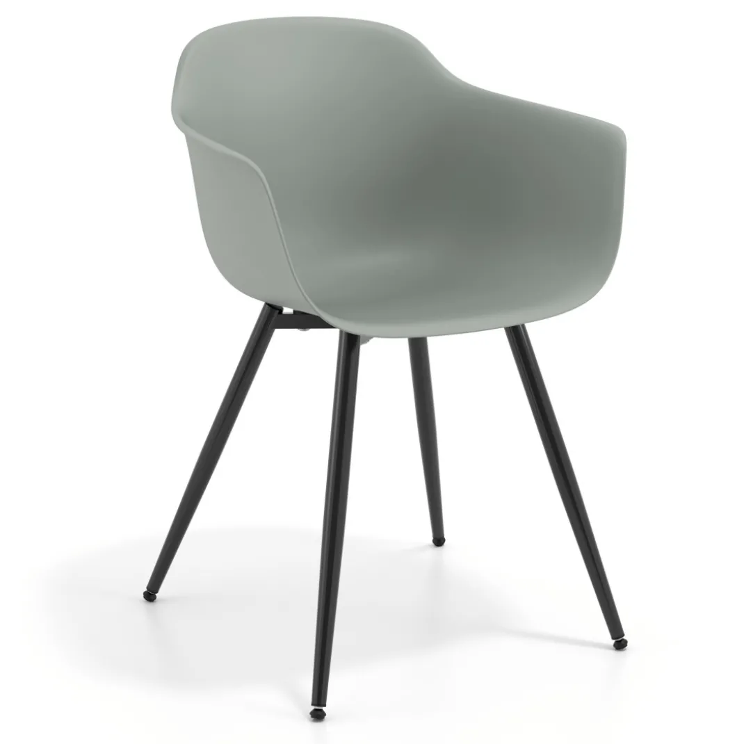 Silla Confidente Elisa, 4 Patas, diseño envolvente