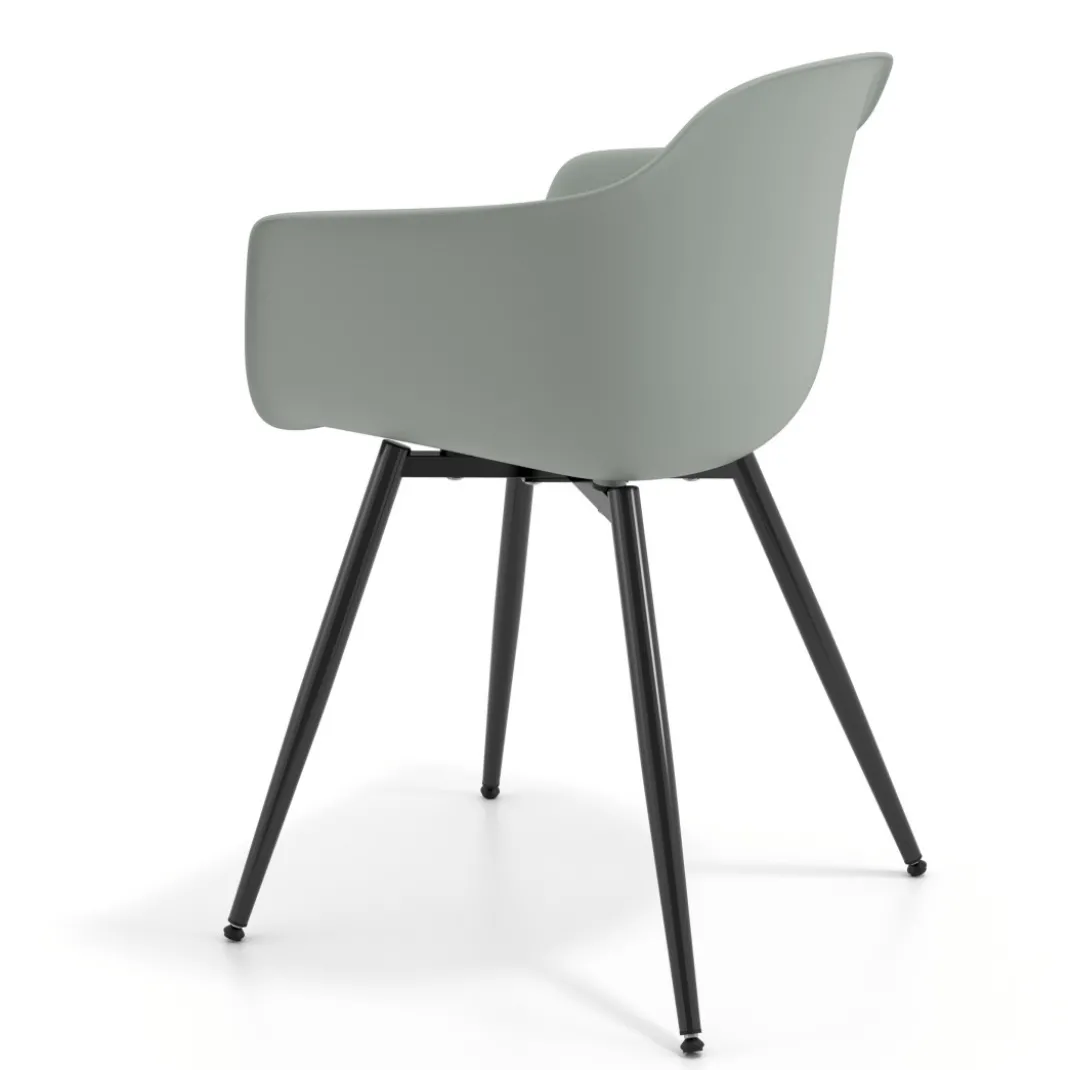 Silla Confidente Elisa, 4 Patas, diseño envolvente