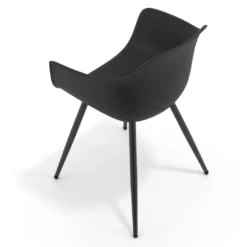 Silla Confidente Elisa, 4 Patas, diseño envolvente